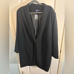 Denim 24/7 Classic Black Blazer size 26 W NWOT
